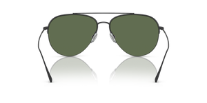 Oliver Peoples Cleamons with Matte Black frame and Green lenses - image 5