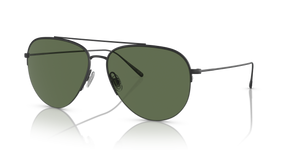 Oliver Peoples Cleamons con montatura Nero Opaco e lenti  Verde - L'immagine 1