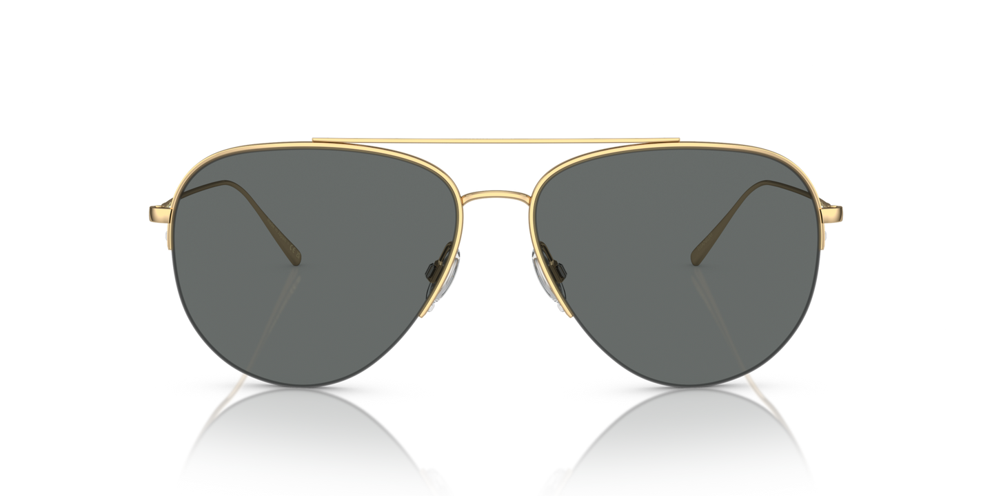 Oliver Peoples Cleamons with Gold frame and Grey lenses - Image Material