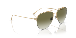 Oliver Peoples Cleamons with Gold frame and Green lenses - image 3
