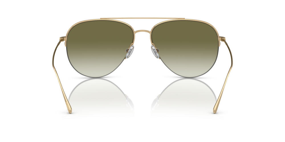 Sie Oliver Peoples Cleamons mit Gold Gestell und Grün Gläsern - Das Bild 5
