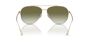 Oliver Peoples Cleamons avec une monture Or et des verres Vert - image 5