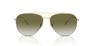 Oliver Peoples Cleamons with Gold frame and Green lenses - image 2