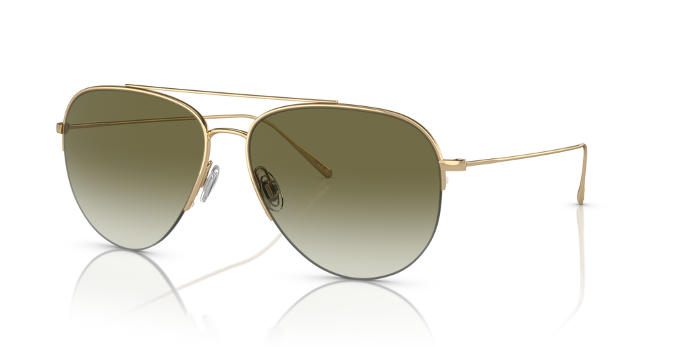 Oliver Peoples Cleamons with Gold frame and Green lenses - image 3