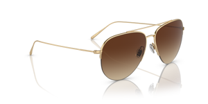 Oliver Peoples Cleamons with Gold frame and Brown lenses - image 3