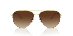 Oliver Peoples Cleamons with Gold frame and Brown lenses - image 2
