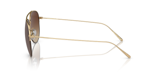 Oliver Peoples Cleamons with Gold frame and Brown lenses - Image 4