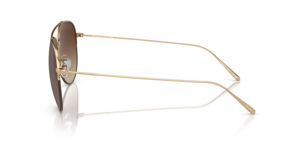 Oliver Peoples Cleamons with Gold frame and Brown lenses - image 4