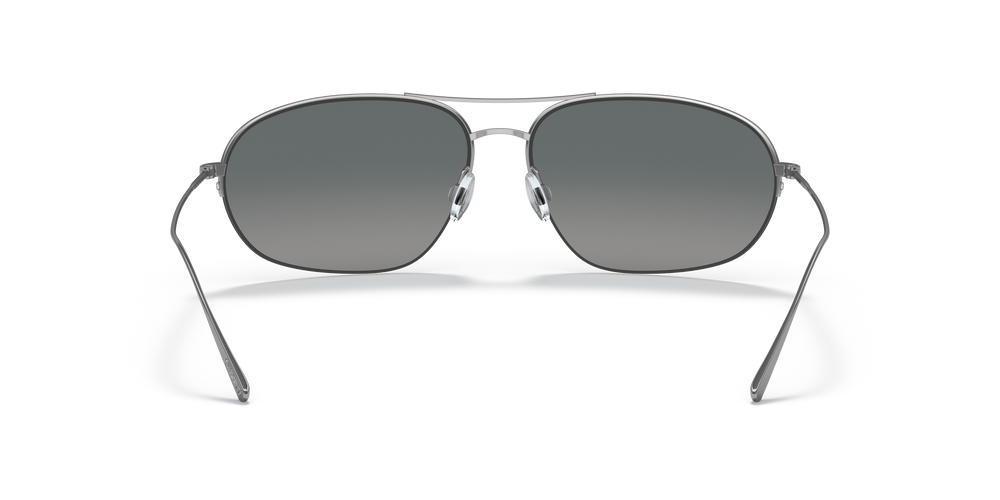 Oliver Peoples Kondor avec une monture Argent et des verres Gris - L'image 5