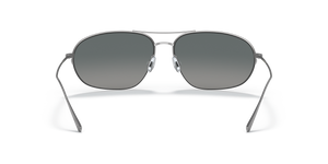 Oliver Peoples Kondor avec une monture Argent et des verres Gris - L'image 5