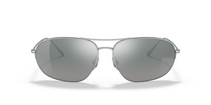 Oliver Peoples Kondor avec une monture Argent et des verres Gris - L'image 2