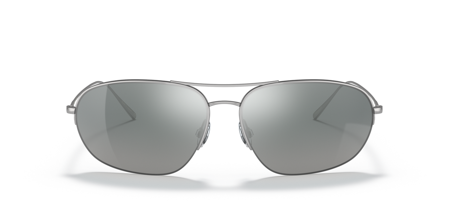 Oliver Peoples Kondor with Silver frame and Grey lenses - Image Material