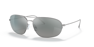 Oliver Peoples Kondor avec une monture Argent et des verres Gris - L'image 1