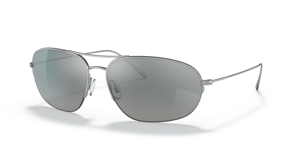 Oliver Peoples Kondor con montura Plateado y lentes Gris - El 4