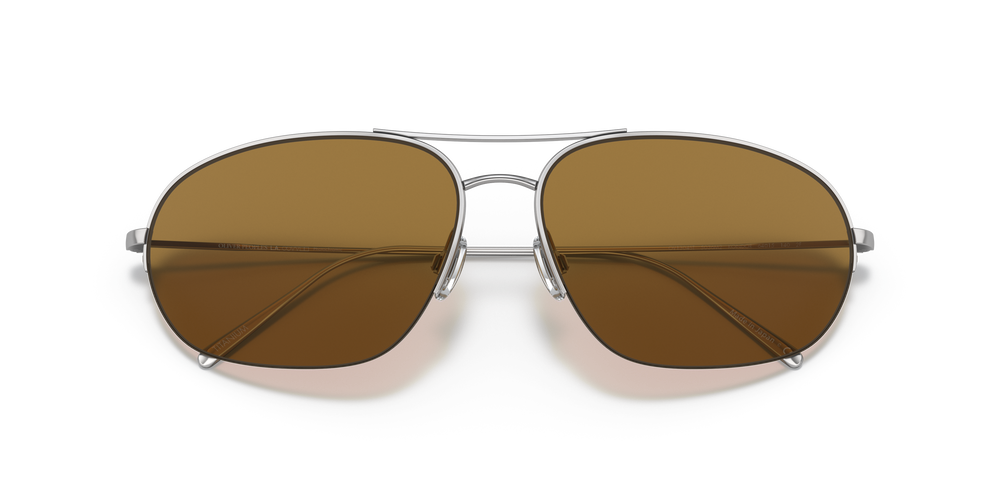 Oliver Peoples Kondor with Silver frame and Orange lenses - Image 6