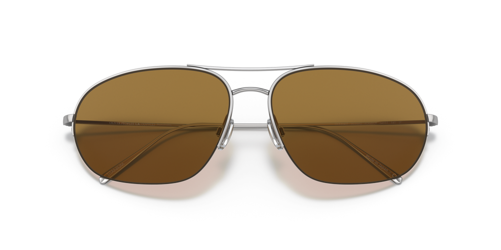 Oliver Peoples Kondor with Silver frame and Orange lenses - image 6