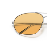 Oliver Peoples Kondor with Silver frame and Orange lenses - Variant