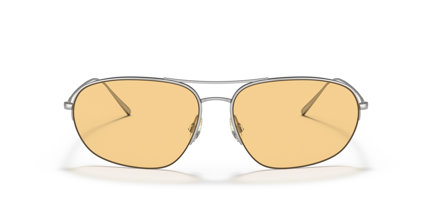 Oliver Peoples Kondor with Silver frame and Orange lenses - Image Material