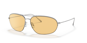 Oliver Peoples Kondor with Silver frame and Orange lenses - image 1