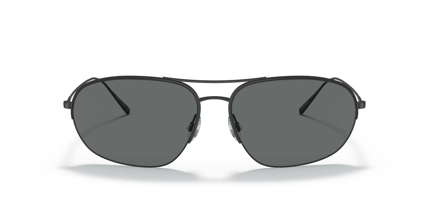 Oliver Peoples Kondor with Matte Black frame and Grey lenses - Image Material