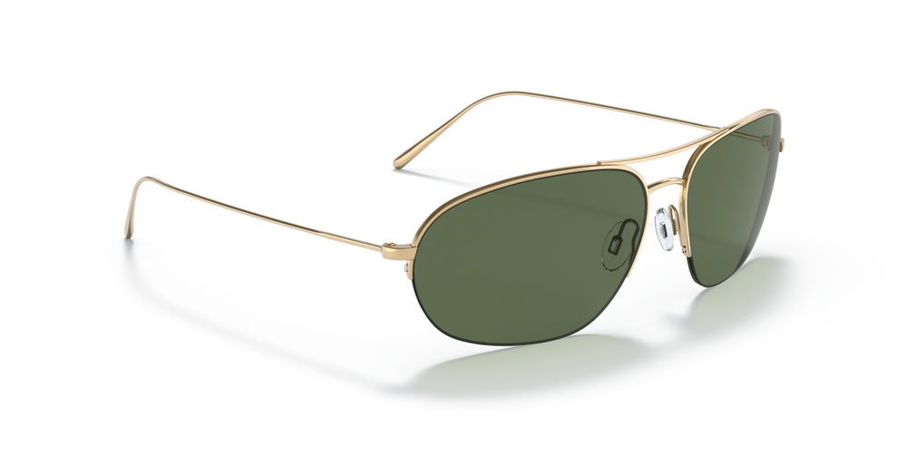 Oliver Peoples Kondor con montura Oro y lentes Verde - El 3