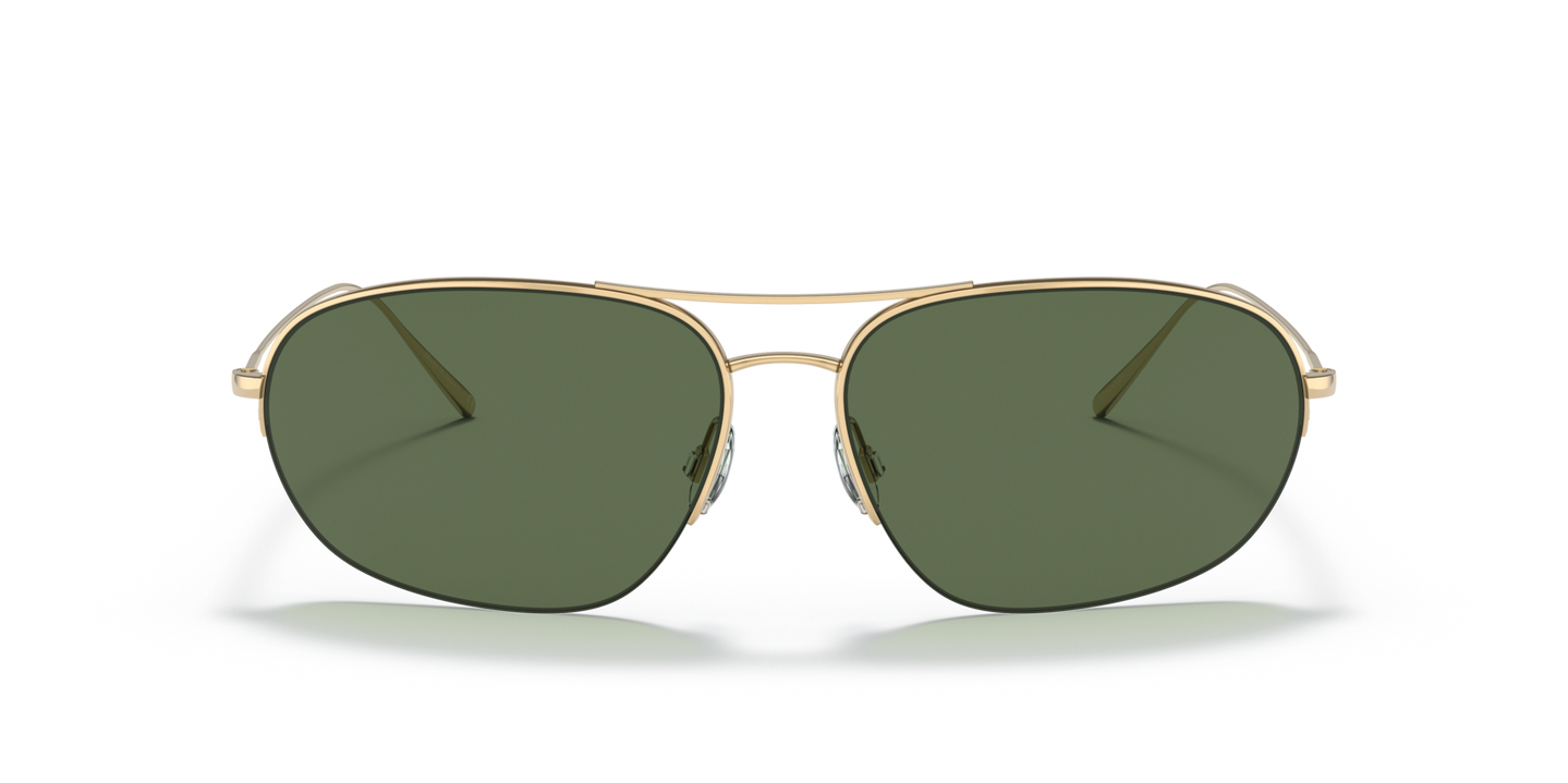Oliver Peoples Kondor with Gold frame and Green lenses - Image Material