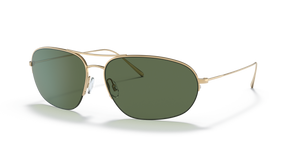 Oliver Peoples Kondor with Gold frame and Green lenses - image 1