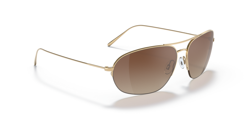 Oliver Peoples Kondor avec une monture Or et des verres Brun - L'image 3