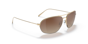 Oliver Peoples Kondor avec une monture Or et des verres Brun - L'image 3