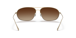 Oliver Peoples Kondor con montatura Oro e lenti  Marrone - L'immagine 5