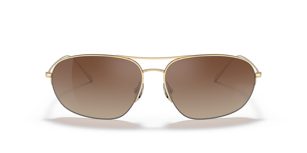 Oliver Peoples Kondor con montatura Oro e lenti  Marrone - L'immagine 2