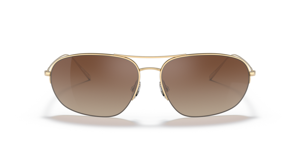 Oliver Peoples Kondor con montura Oro y lentes Marrón - imagen 2