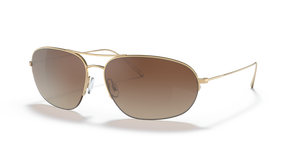 Oliver Peoples Kondor con montatura Oro e lenti  Marrone - L'immagine 1