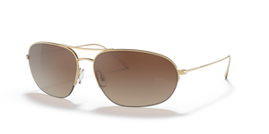 Oliver Peoples Kondor con montura Oro y lentes Marrón - imagen 1