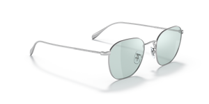 Oliver Peoples Clyne con montatura Argento Spazzolato - L'immagine 3
