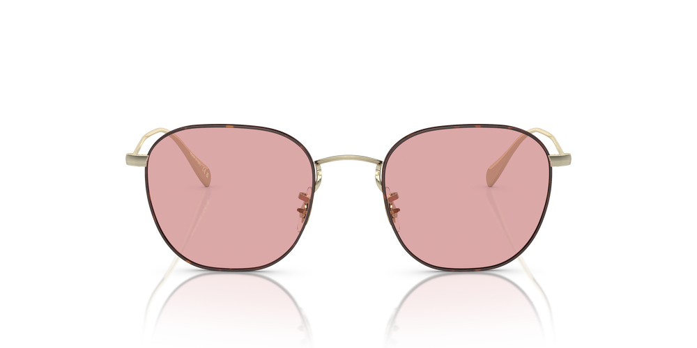 Oliver Peoples Clyne con montatura Oro spazzolato/Tartarugato - L'immagine 2