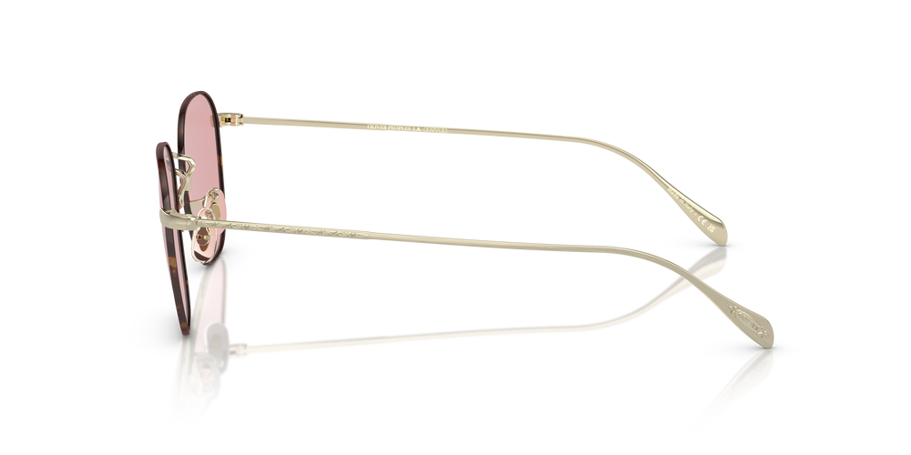 Oliver Peoples Clyne con montatura Oro spazzolato/Tartarugato - L'immagine 4