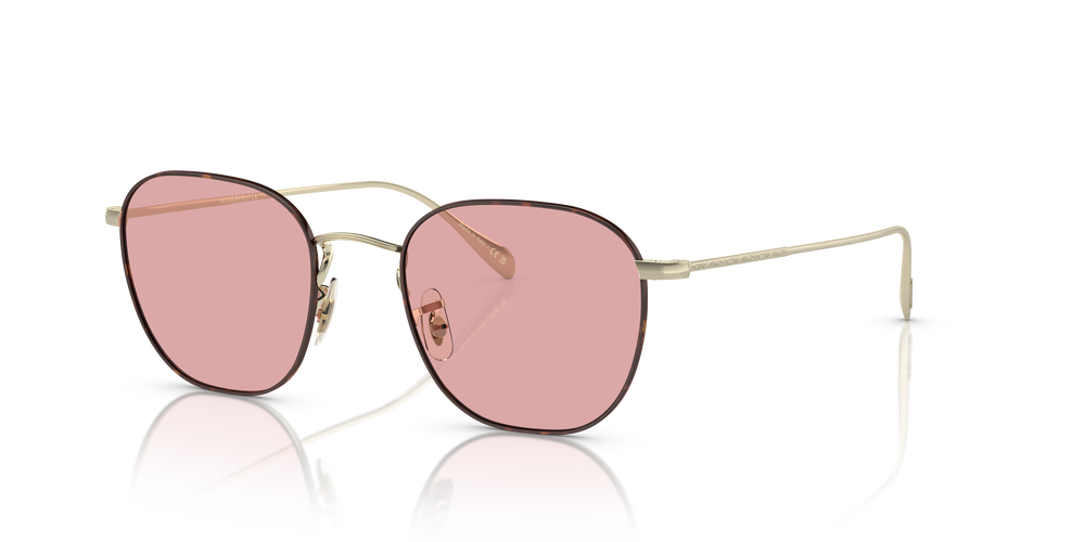 Oliver Peoples Clyne con montatura Oro spazzolato/Tartarugato - L'immagine 3