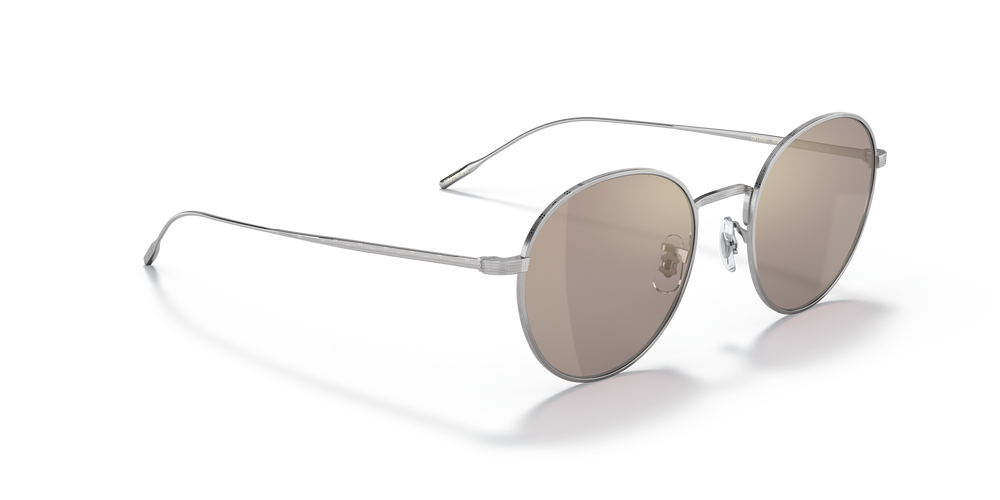 Oliver Peoples Altair con montatura Argento e lenti  Marrone - L'immagine 3