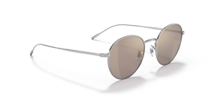 Oliver Peoples Altair con montatura Argento e lenti  Marrone - L'immagine 3