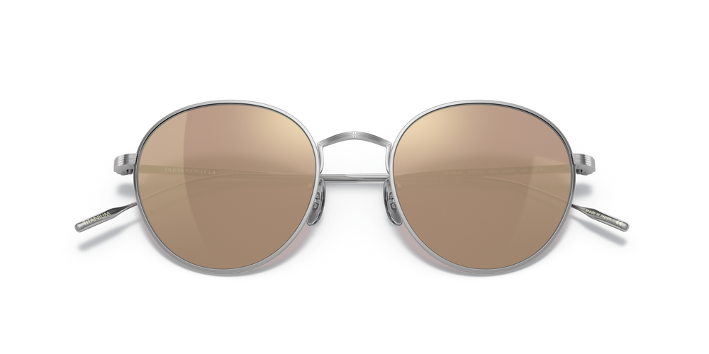 Oliver Peoples Altair avec une monture Argent et des verres Brun - image 6