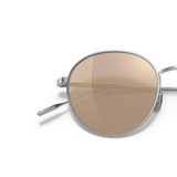 Sie Oliver Peoples Altair mit Silber Gestell und Braun Gläsern - Variant