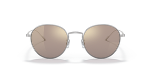 Oliver Peoples Altair con montatura Argento e lenti  Marrone - L'immagine 2