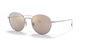 Sie Oliver Peoples Altair mit Silber Gestell und Braun Gläsern - bild 1