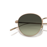 Sie Oliver Peoples Altair mit Gold Gestell und Grün Gläsern - Variant