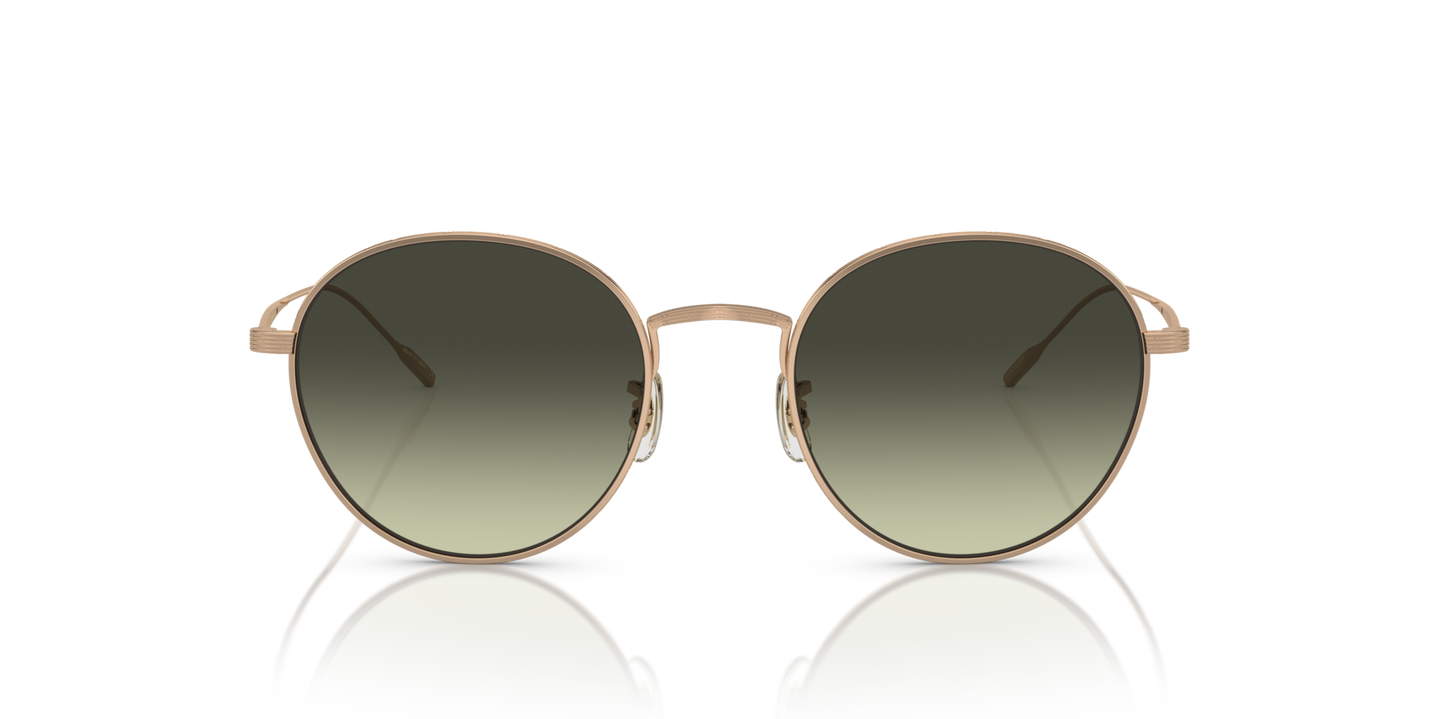 Sie Oliver Peoples Altair mit Gold Gestell und Grün Gläsern - Bild Material