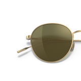 Sie Oliver Peoples Altair mit Gold Gestell und Grün Gläsern - Variant
