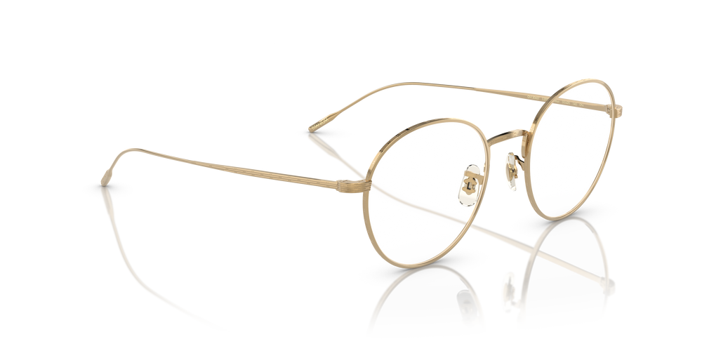 Sie Oliver Peoples Altair mit Gold Gestell und Klar Gläsern - Das Bild 3