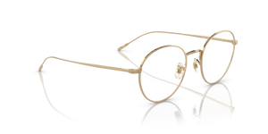 Sie Oliver Peoples Altair mit Gold Gestell und Klar Gläsern - Das Bild 3