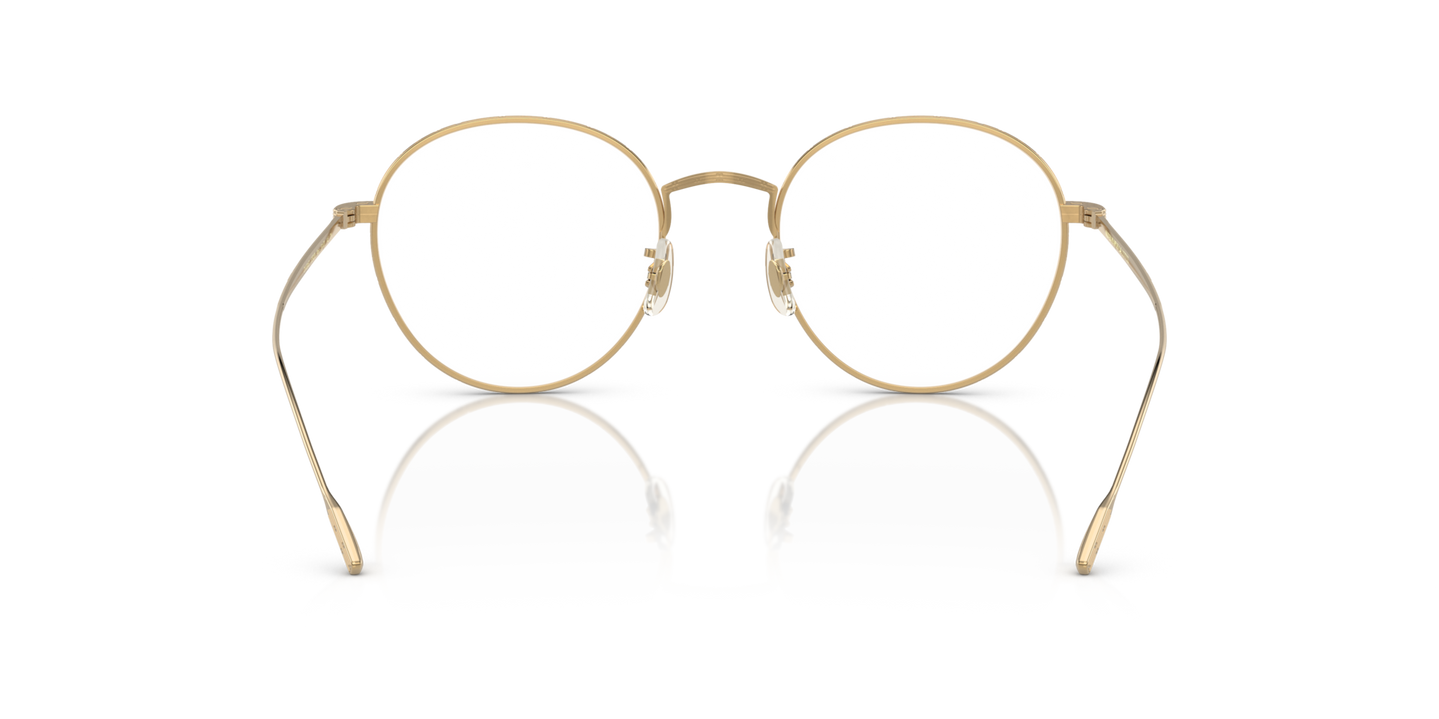 Oliver Peoples Altair with Gold frame and Clear lenses - Image Nosepads